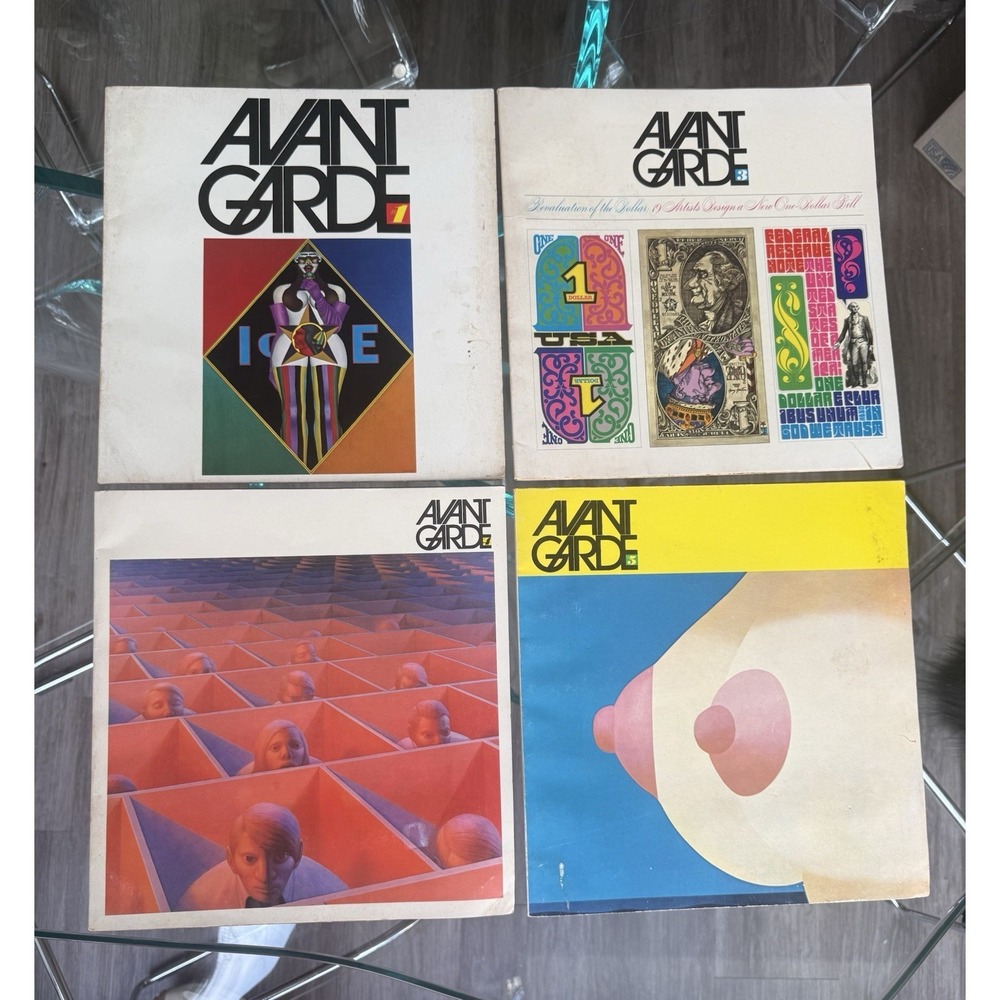 Vintage Avant Garde Magazine Lot 4 Issues #1 #3 #4 #5 1960s Graphic Design Art - Picture 5 of 16